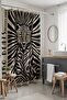 Bathroom Curtain, Retro Tiger Pattern Shower Curtain, Bathtub Curtain 175X200Cm - 2