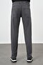 Men's Dark Anthracite Cotton 5-Pocket Slim Fit 5-Pocket Trousers 1003245319 - 5