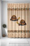 Bathroom Curtain, Ethnic Double Turtle Pattern Shower Curtain, Bathtub Curtain 175X200Cm