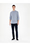 Navy Blue Straight Fit Jean Trousers 50285131-Vr033