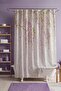 Bathroom Curtain, Pendulum Pink Flowers Pattern Shower Curtain, Bathtub Curtain 175X200Cm