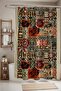 Bathroom Curtain, Ethnic Havaii Vacation Pattern Shower Curtain, Bathtub Curtain 175X200Cm - 3