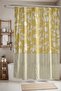 Bathroom Curtain, Yellow Olive Leaves Pattern Shower Curtain, Bathtub Curtain 175X200Cm - 3