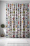 Bathroom Curtain, Cute Fish Card Motif Patterned Shower Curtain, Bathtub Curtain 175X200Cm - 3