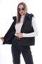 Women's Zipper Closure Hooded Inflatable Vest 255378 - 265297 - 2