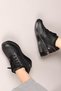 Marisol Glitter Women's Sports Shoes Black - 4