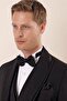 Men's Black Patterned Detachable Shawl Collar Vest 6 Drop Slim Fit Tuxedo Groom Suit 1001230210 - 5