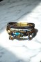Special Design Handmade Genuine Leather Multiple Women's Bracelet - 2