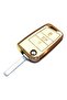 لسيارة فولكس فاجن سيات سكودا Mqb Switchblade White Auto Key Control Container Case سلسلة مفاتيح تلقائية - 4