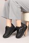 Marisol Glitter Women's Sports Shoes Black - 5