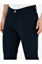 Navy Blue Slim Fit Canvas Trousers 50289196-Vr033 - 6
