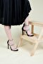 Knitted Stone Evening Dress Shoes BLACK - 4