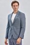 Men's Dark Navy Blue Swallow Collar Cotton Linen 6 Drop Slim Fit Classic Suit 1001240103 - 3