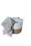 Flower Pot Dressing, Wicker Flower Pot, Basket, Flower Pot Gift Organizer Basket - 5