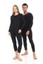 2-Piece Unisex Winter Thermal Underwear, Warm Cotton Non-Flammable Thermal Set, Thermal Undershirt Underwear - 2