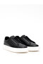 Black 100% Leather Casual Shoes 50298493-Vr046