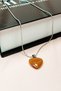 Aragonite natural stone handmade necklace with chain: 2 cm chain: 20 cm boxed - 4