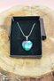 Azurite Natural Stone Chain Handmade Necklace End: 2 cm Chain: 20 cm Boxed - 5