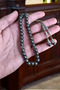 Hematite Rosary 33' Luxury Rosary Original Natural Stone Colorfast Dark Gray Hematite Stone Bracelet - 3
