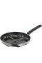 24cm 4 Compartment Aluminum Nonstick Crepe Pancake and Omelette Pan with Heart