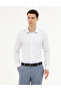 White Slim Fit Long Sleeve Shirt 50282976-Vr013