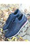 Prx18029 Men's Genuine Leather Smart Casual Navy Blue Daily Shoes