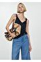 Linen Blouse with Knotted Straps