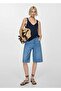 Linen Blouse with Knotted Straps - 2