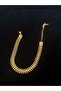 Steel Gold Wheat Bracelet - 4