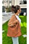 Byeduu Tan Large Size Suede Shoulder Bag