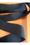 Black Grosgrain Ribbon. 4 cm 10 Meters One Ball. Krogren Ribbons Ribbons - 8
