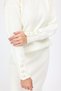 Thick Turtleneck Sleeve Button Detail Sweater and Slit-Free Rubber Waist Skirt Knitwear Set - 4