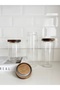 Acacia Vacuum Lid 3-Piece Glass Jar Set / 750-950-1300 ml - 3
