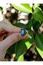 Natural Stone Apatite Natural Jewelled Antique Adjustable Women's Ring Euy20Ap - 3