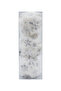 Christmas Tree Ball Luxury Plush Silver Snowflake Printed 3 Pieces 8 cm - 4