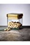 ACRYLIC SQUARE CANISTER S GOLD