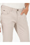 Beige Slim Fit Canvas Trousers 50255173-Vr011 - 5