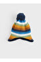 Lw - Baby Boy Beret with Pompom Detail