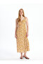 Nevavm Heart Collar Floral Dress with Difference