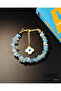 Aquamarine Broken Natural Stone Women's Bracelet - 2