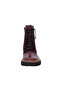 Burgundy Genuine Leather Boots - Model Name: Hematite - 4
