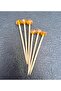 Crystal Beaded Orange Cocktail Presentation Toothpick 25Pcs 7cm Party Ornament Halloween Halloween 0027 - 3