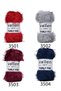5 Pieces Furly Fox Hand Knitting Yarn Cardigan Sweater Yarn, Furry Yarn, Plush Yarn, Bearded Yarn,, Mop Yarn, Navy Blue - 2