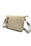 Beige Color Zipper Detail Special Series Canvas Model Messenger Bag - 2