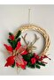 Door Decoration Silvery Horned Deer Head Koki̇na - 6