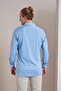 Men's Blue Long Sleeve Mercerized Kagi Slim Fit Shirt - 5