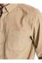 LCWAIKIKI Classic Regular Fit Long Sleeve Velvet Men's Shirt - 3