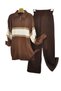 Knitwear Pants Suit - 2