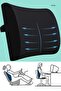 Back Supporting Auto Vehicle Cushion Chair Pillow Pu Sponge Waist Cushion Orthopedic Product