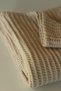 Waffle Baby Blanket - 100% Organic Gots Certified Bamboo-Cotton Woven - 80X80 cm